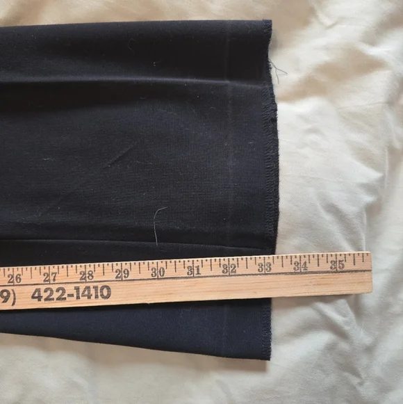 Dressbarn Strech Black Wide-Leg Trousers Size 10 - Picture 6 of 7